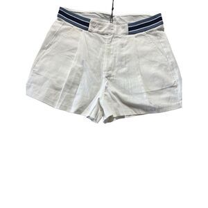 The Upside Women's White High Waist Bounce Palmer Shorts Size Medium (NWT)